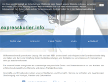 Tablet Screenshot of expresskurier.info
